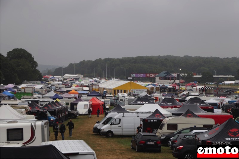 vue du paddock du chimay open trophy