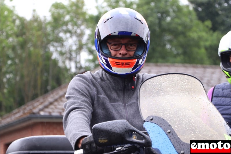 Rencontre : Fred à Chimay et son Arai NR-3 Doohan, fred sa trophy 900 et son arai nr 3 replica doohan