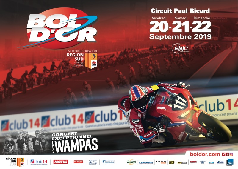 Gagnez vos places pour le Bol d'Or 2019 avec emoto, affiche du bol d or 2019 avec le concert des wampas