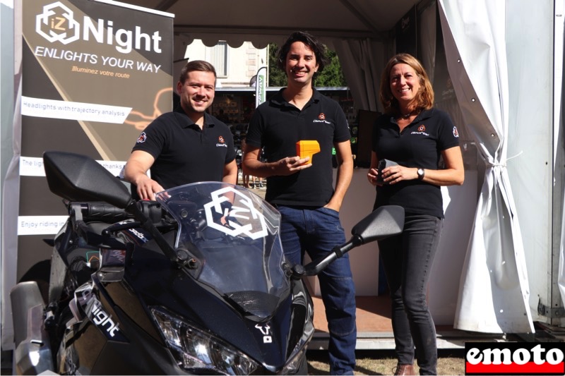 l equipe de gironac presente a l alpes aventure motofestival 2019 avec kevin pedro et laurence