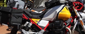 Crashbar et bagages SW Motech pour la Guzzi V85TT