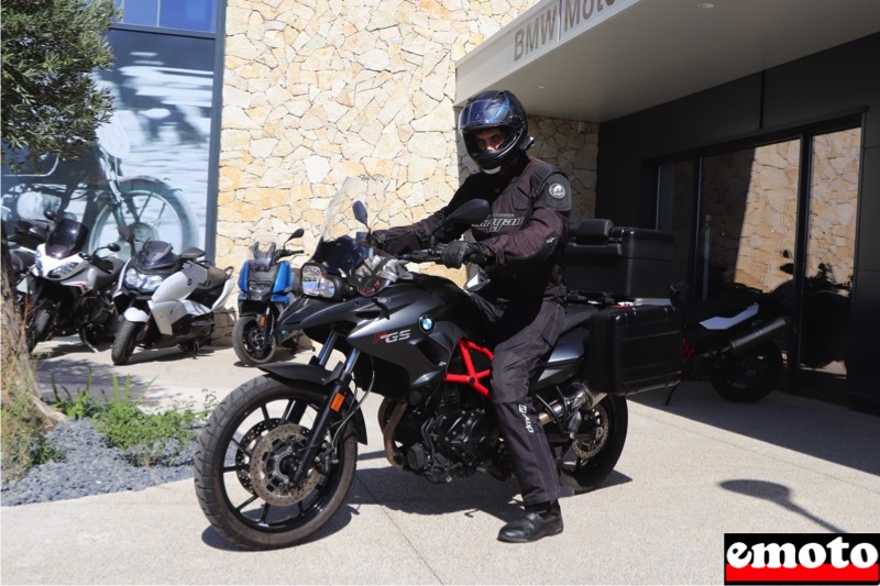 Rencontre MotoSud34 : Vincent et sa BMW F 700 GS, vincent reprend la route au guidon de sa bmw f 700 gs