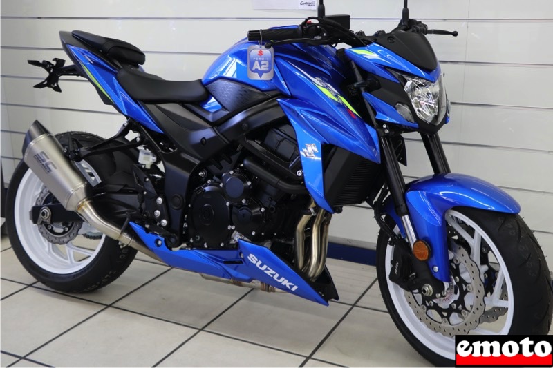 prepa suzuki gsxs 750 a2 avec pot sc concept jantes blanches petits clignos et support de plaque prepa suzuki gsxs 750 a2 avec pot sc concept jantes blanches petits clignos et support de plaque