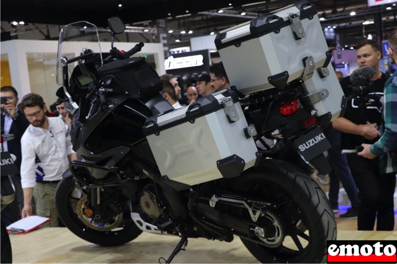 v strom 1050 avec la bagagerie alu