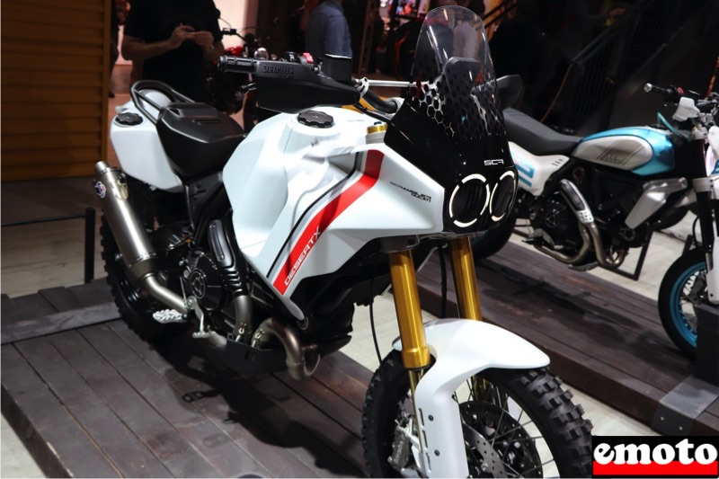 concept ducati desert x qui n est pas sans rappeler la cagiva elefant 900