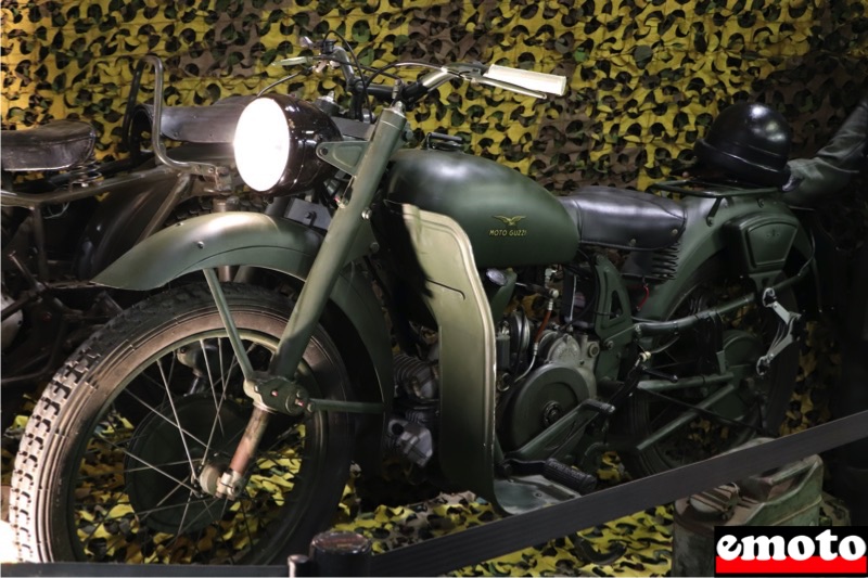 moto guzzi airone 250 de 1957 dans sa version militaire