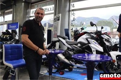 Rencontre avec Fred, le patron de Axe Motos Suzuki