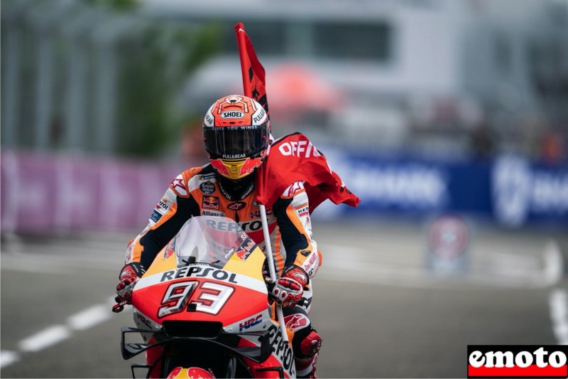 marc marquez au gp de france 2019 a le mans champion du monde motogp 2019 sur honda