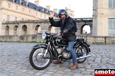 Traversée de Paris hiver 2020, Jacques et sa BMW R50/2