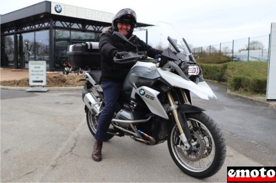 Jean-Luc et sa BMW R 1200 GS chez BYmyCAR Motoroad 77