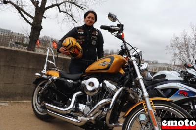 Berioska et son Harley-Davidson 72, Toutes En Moto 10 ans