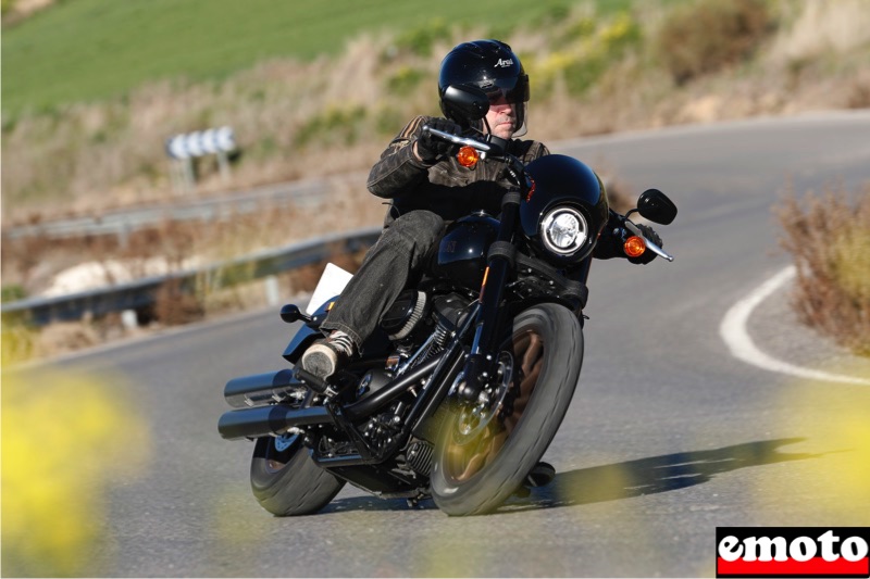 Essai Harley-Davidson Low Rider S, 5 points clés, la low rider s permet de cruiser et d enchainer les virages