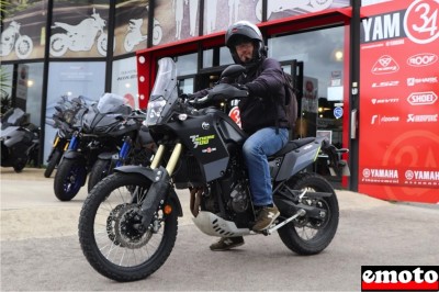 Fred et sa Yamaha Ténéré 700 chez YAM34 à Montpellier