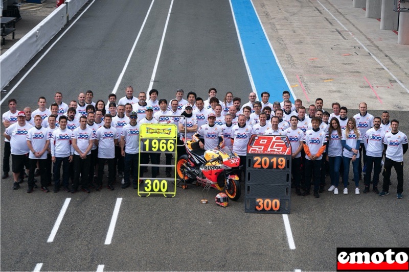 honda fete ses 300 victoires en categorie reine au mans en 2019