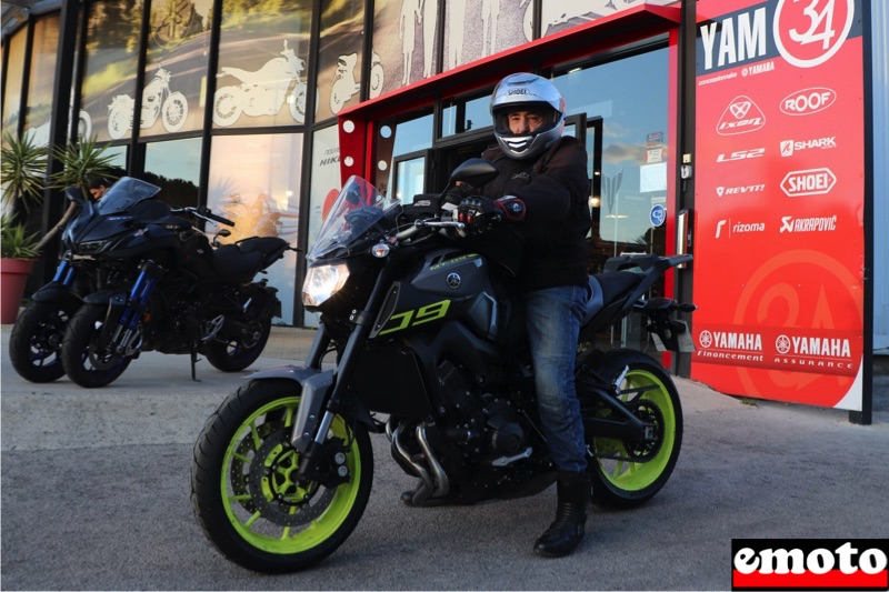 Dédou et sa Yamaha MT 09 chez Yam34, pour le 3 cylindres, dedou et sa yamaha mt 09 chez yam34