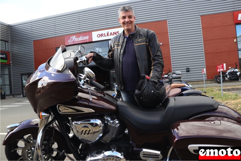 Serge et son Indian Chieftain Limited chez Indian Orléans, serge et son indian chieftain limtied a orleans