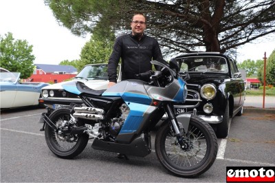 Damien et son FB Mondial Pagani 125, une 125 peu répandue