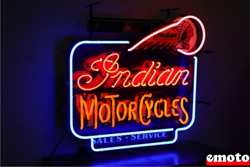 neon indian motorcycles vintage