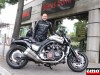 Franck et sa Yamaha Vmax 1700 chez Motos Sohn à Strasbourg