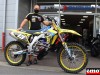 Antonio et sa Suzuki RMZ 250 chez Moto Concept à Merlebach