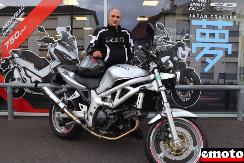 Loan et sa Suzuki SV 650 à Moto Concept Freyming Merlebach, loan et sa suzuki sv 650 chez moto concept