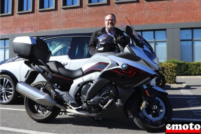 Didier et sa BMW K 1600 GT Sport chez Moto Loft