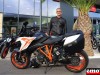 Cédric et sa KTM 1290 Super Duke GT au Moto Park Montpellier
