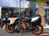 Cédric et sa KTM 1290 Super Duke GT au Moto Park Montpellier