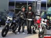 Jéro, Kevin et leurs deux Moto Guzzi V85TT au Moto Park