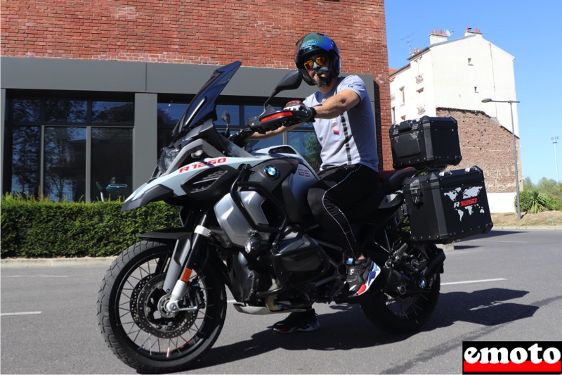 Youcef et sa BMW R 1250 GS Adventure chez Moto Loft, youcef et sa bmw r 1250 gs adventure chez moto loft