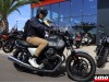 Philippe et sa Moto Guzzi V7 III Milano au Moto Park