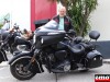 Serge et son Indian Chieftain Dark Horse chez Indian Toulon