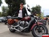 Sylvie et son Indian Scout A2 chez Indian Toulon à La Garde