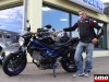 Bruno et sa Suzuki SV 650 chez Motos Dario à Horbourg-Wihr