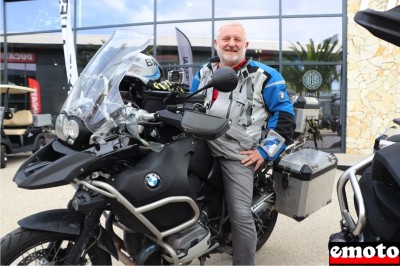 Jean-Pascal et sa BMW 1200 GS Adventure au Moto Park Mauguio