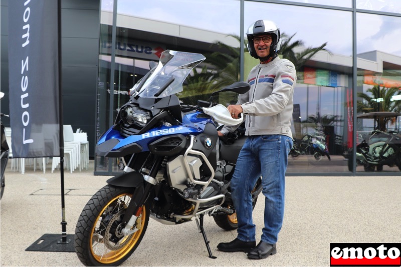 Lionel et sa 1250 GSA, Sylvie et sa Monster au Moto Park, lionel et bmw r 1200 gsa