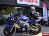 Franck et sa Yamaha R6 chez Yamaha Team Menduni à Grenoble