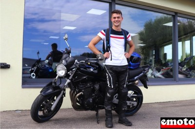 Cyril et sa Suzuki Bandit 650 chez Motos Dario Horbourg-Wihr