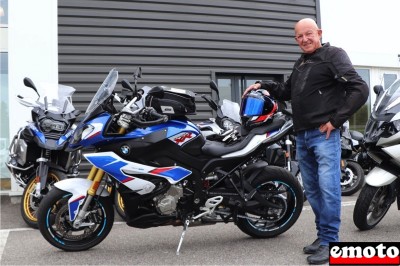 Jacques et sa BMW S 1000 XR chez JMS Motos en Avignon