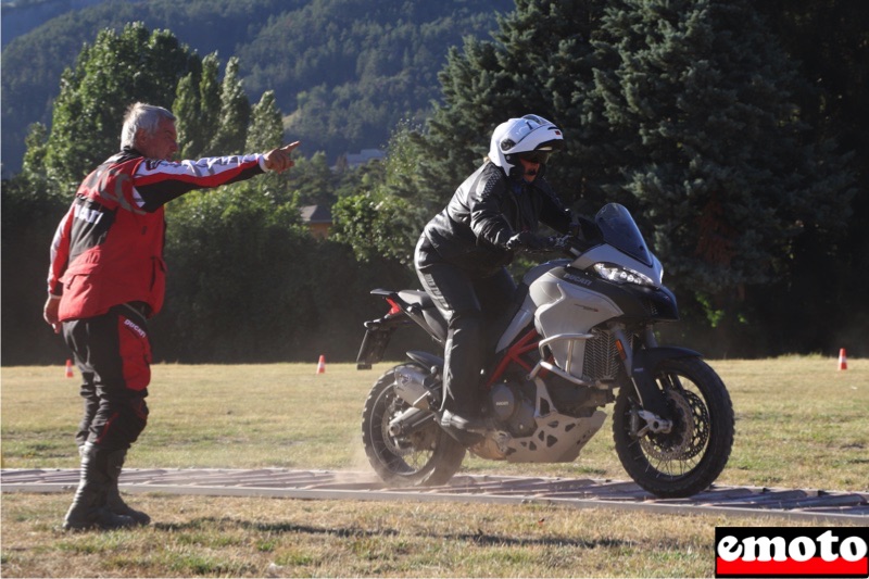 La Ducati Ride Experience DRE faisait étape à Barcelonnette, beppe gualini et la ducati ride experience dre a l alpes aventure motofestival