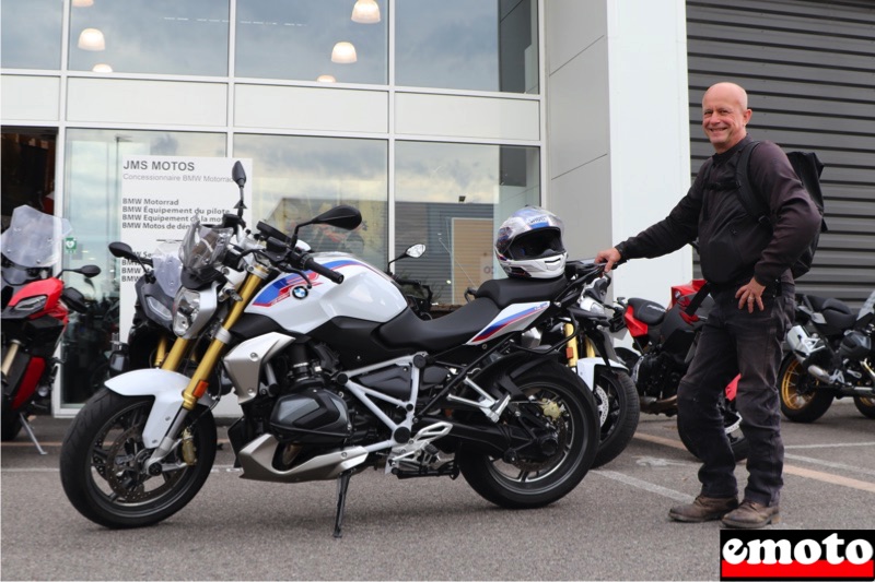 Jean-Yves et sa BMW R 1250 R chez JMS Motos en Avignon, jean yves et sa bmw r 1250 r chez jms motos en avignon