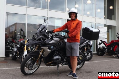 Patrick et sa BMW R 1200 GS chez JMS Motos en Avignon