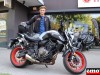 Julien et sa Yamaha MT 07 chez Yamaha Team Menduni Grenoble