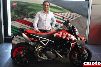 Jérémy responsable Ducati au Moto Park à Montpellier