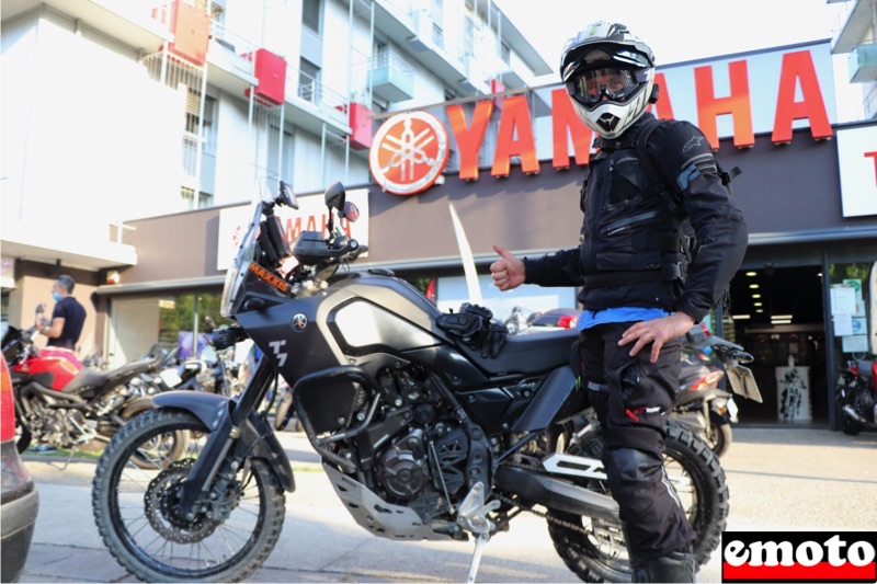 Loïc et sa Yamaha Ténéré 700 chez Team Menduni à Grenoble, loic et sa yamaha tenere 700 chez team menduni a grenoble