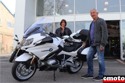 Philippe et sa BMW R 1250 RT chez JMS Motos en Avignon