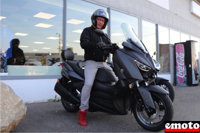 Jean-Jacques et son Yamaha X Max 300 chez MotoAin Yamaha