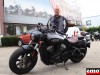 André et son Indian Scout Bobber chez Indian Lyon à Limonest