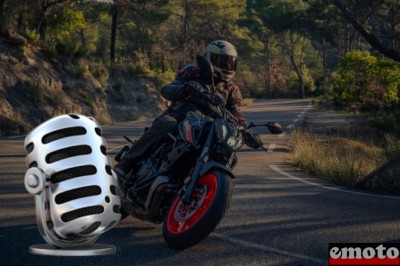 Podcast moto : Essai Yamaha MT 07 modèle 2021 en écoute