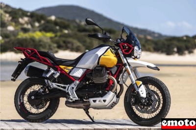 Moto Guzzi V85TT 2021 Euro 5 et tubeless : on a vérifié
